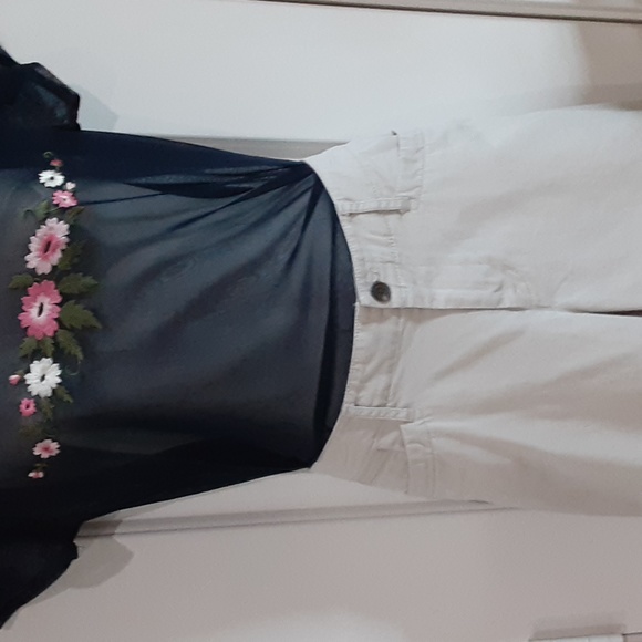 LRL, Lauren Jeans Co, Ralph Lauren, COTTON CAPRIS, Size 6 - Picture 5 of 8